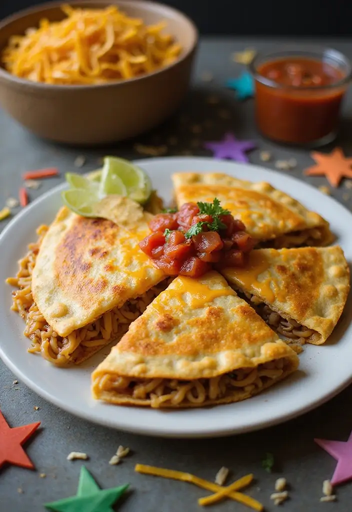 27 Quick Ramen Recipes College Students Can Make in a Dorm Room 93 27 Quick Ramen Recipes College Students Can Make in a Dorm Room - 21. Ramen Quesadilla