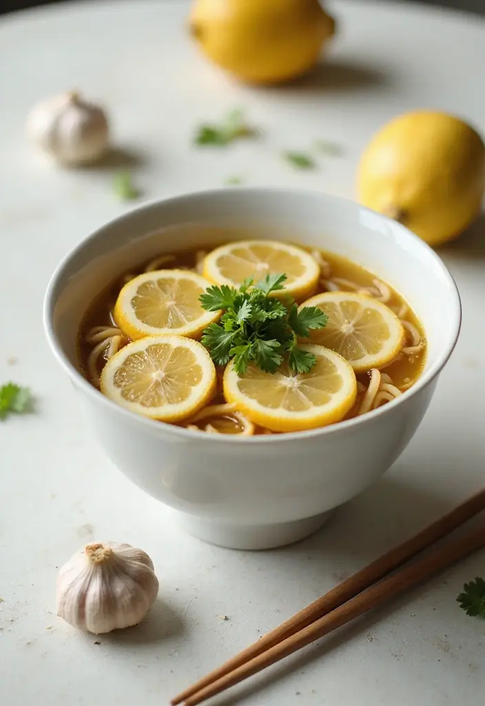 27 Quick Ramen Recipes College Students Can Make in a Dorm Room 24 27 Quick Ramen Recipes College Students Can Make in a Dorm Room - 6. Lemon Garlic Ramen