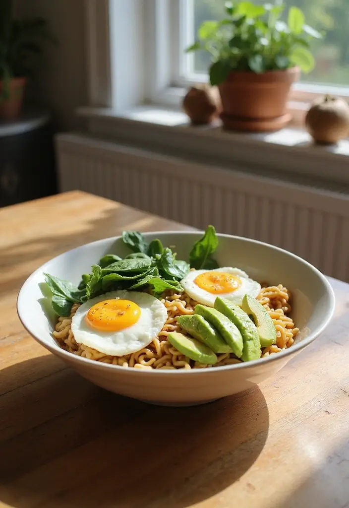27 Ramen Recipes for Picky Eaters That Actually Work 83 27 Ramen Recipes for Picky Eaters That Actually Work - 15. Ramen Breakfast Bowl