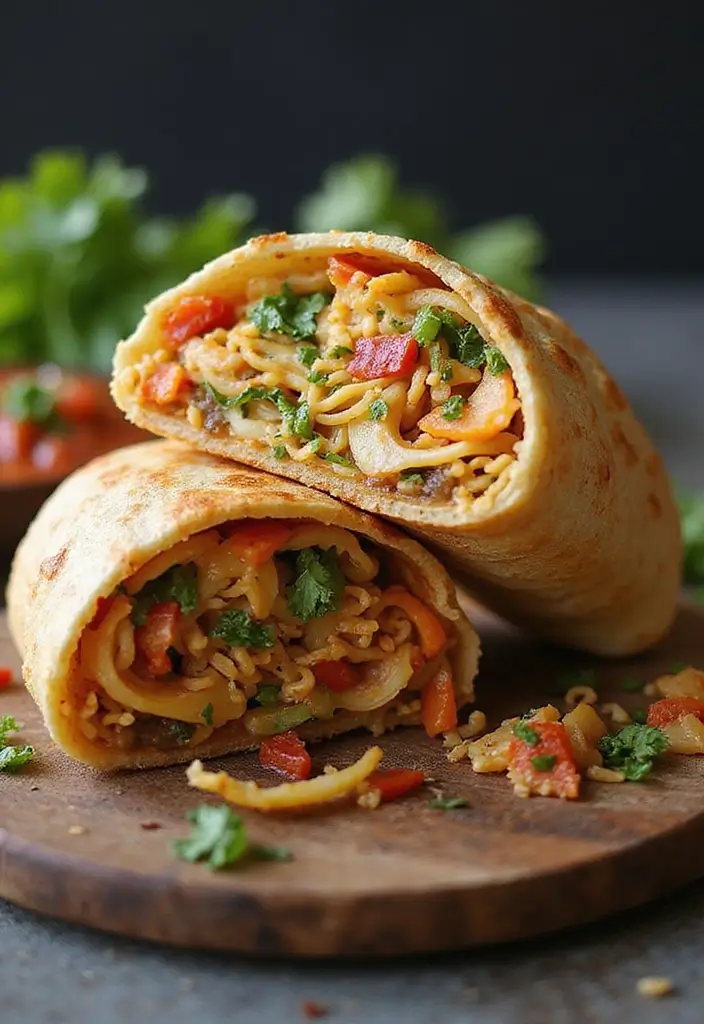 27 Top Ramen Recipes Perfect for Any Meal of the Day - 14. Ramen Burrito