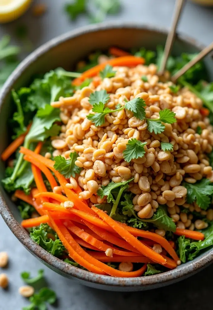 27 Top Ramen Recipes Perfect for Any Meal of the Day - 4. Thai Peanut Ramen Salad