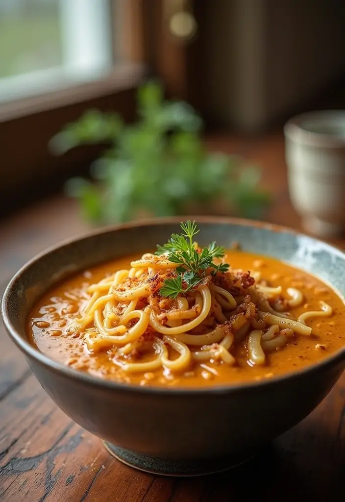 28 Creamy Ramen Noodle Recipes for Cozy Evenings 81 28 Creamy Ramen Noodle Recipes for Cozy Evenings - 17. Creamy Caramelized Onion Ramen