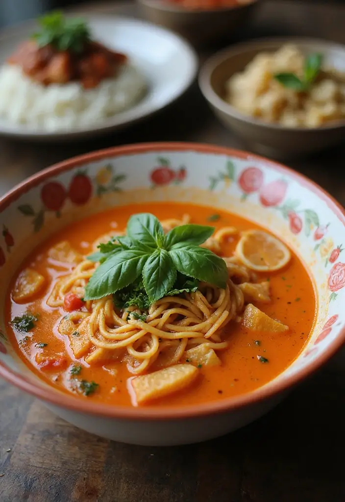 28 Creamy Ramen Noodle Recipes for Cozy Evenings 96 28 Creamy Ramen Noodle Recipes for Cozy Evenings - 20. Creamy Roasted Red Pepper Ramen