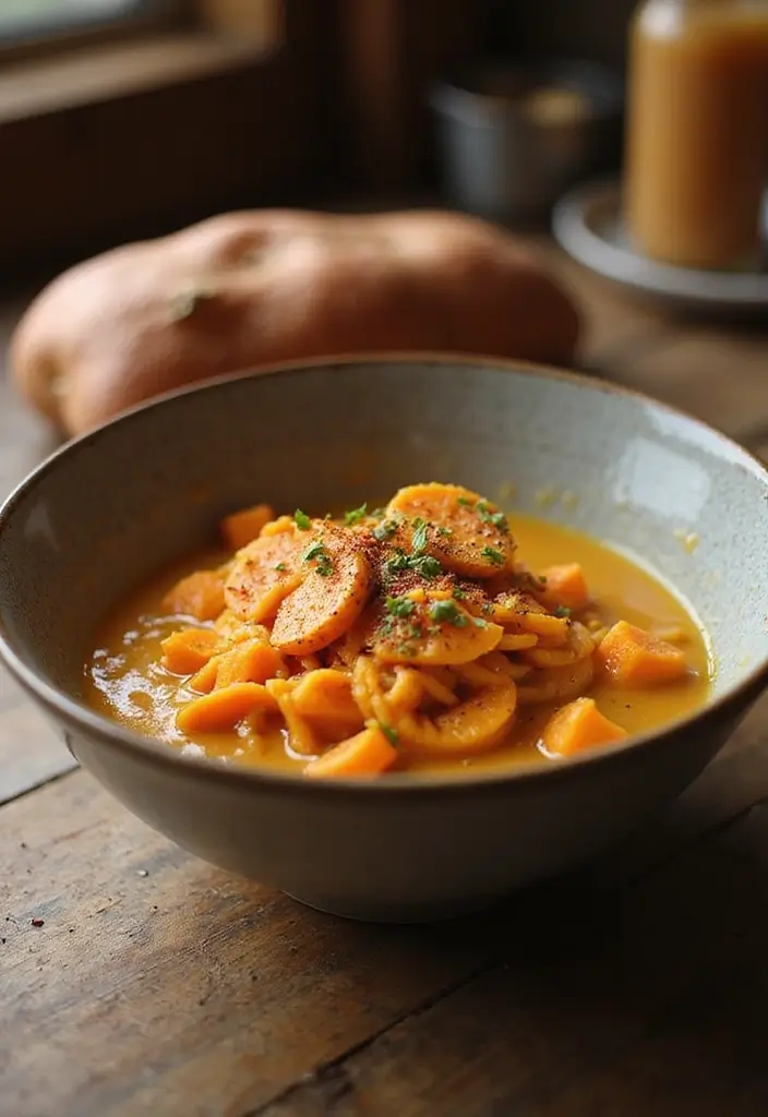 28 Creamy Ramen Noodle Recipes for Cozy Evenings 115 28 Creamy Ramen Noodle Recipes for Cozy Evenings - 23. Creamy Sweet Potato Ramen