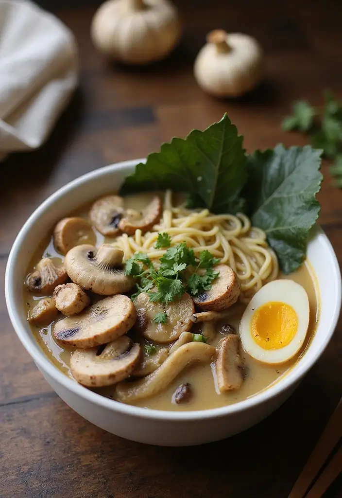 28 Creamy Ramen Noodle Recipes for Cozy Evenings 124 28 Creamy Ramen Noodle Recipes for Cozy Evenings - 26. Creamy Sautéed Mushroom Ramen