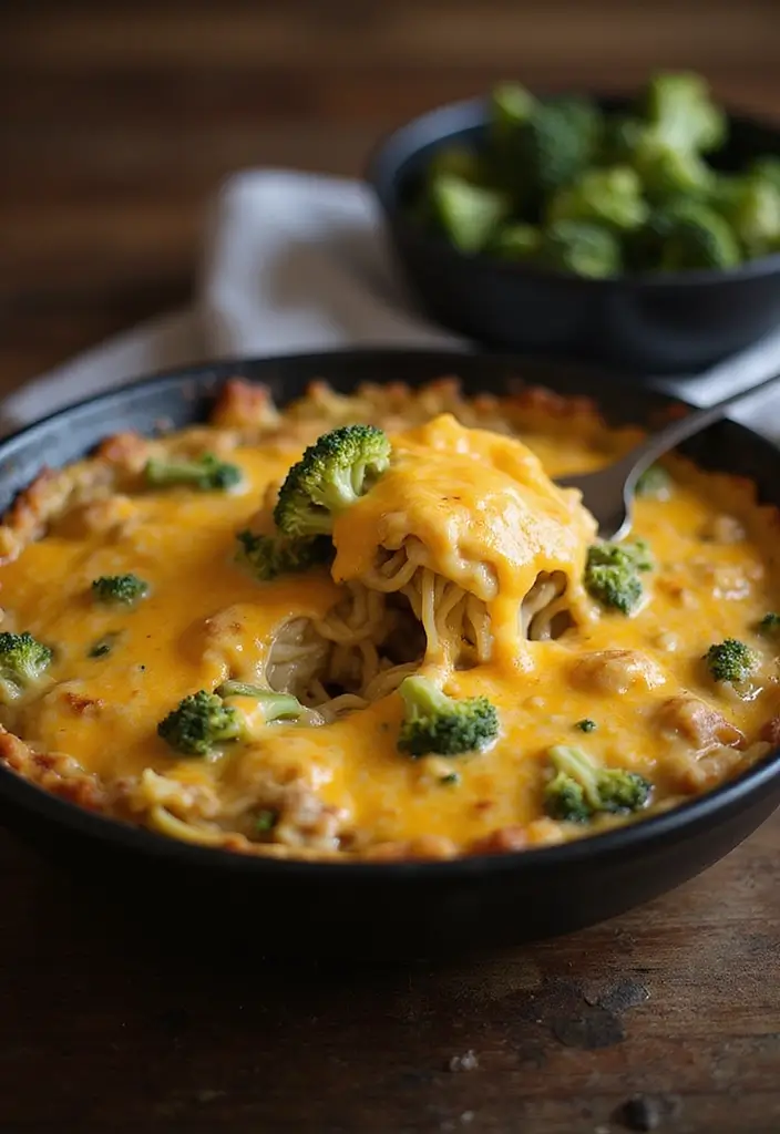 28 Creamy Ramen Noodle Recipes for Cozy Evenings 13 28 Creamy Ramen Noodle Recipes for Cozy Evenings - 3. Cheesy Broccoli Ramen Bake