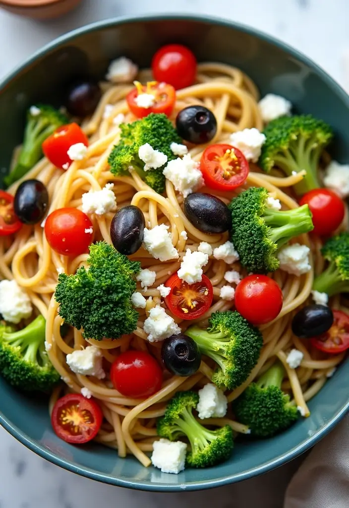29 Broccoli Slaw Ramen Recipes with Crunch and Flavor 40 29 Broccoli Slaw Ramen Recipes with Crunch and Flavor - 8. Mediterranean Broccoli Slaw Ramen Salad