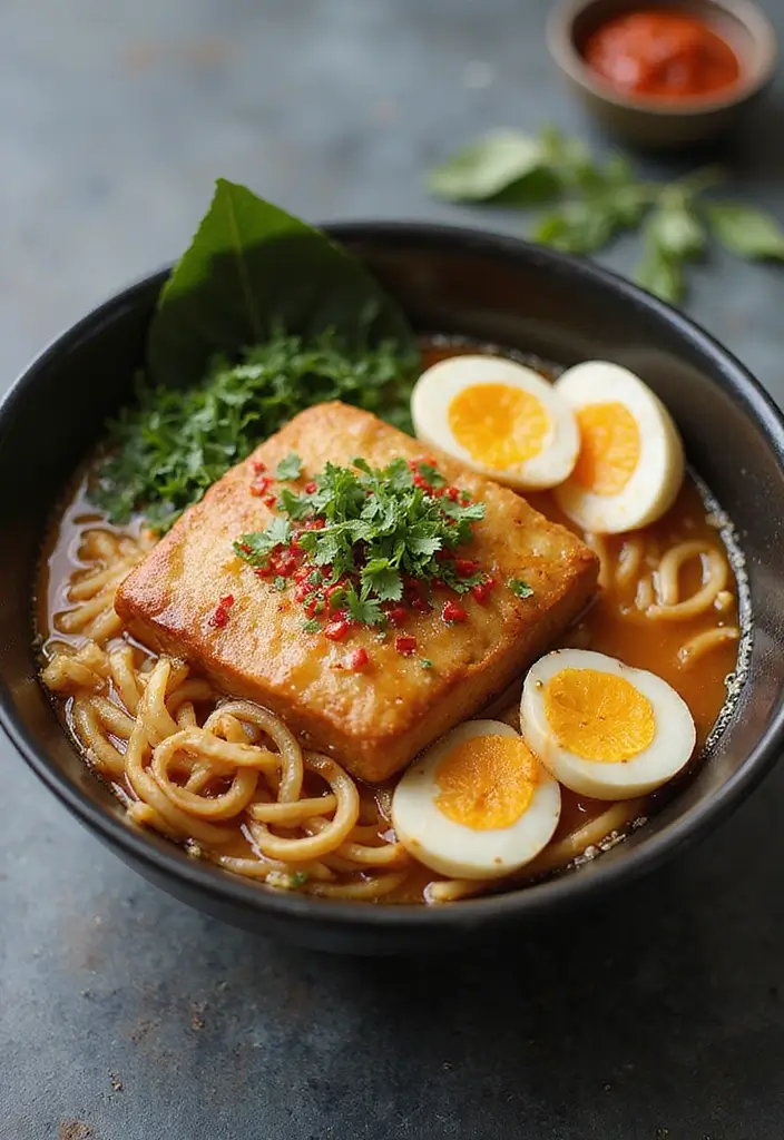 29 Paleo Ramen Recipes That Redefine Healthy Eating 147 29 Paleo Ramen Recipes That Redefine Healthy Eating - 27. Honey Garlic Tofu Ramen