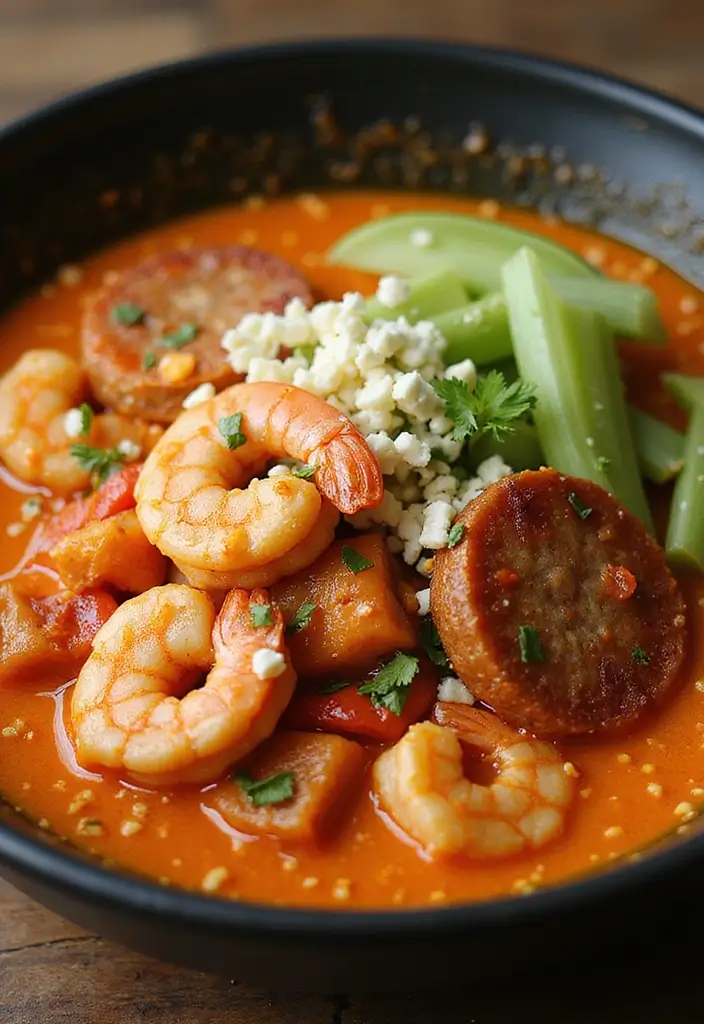 29 Shrimp and Sausage Ramen Recipes for Bold Flavor 108 29 Shrimp and Sausage Ramen Recipes for Bold Flavor - 20. Buffalo Shrimp and Sausage Ramen