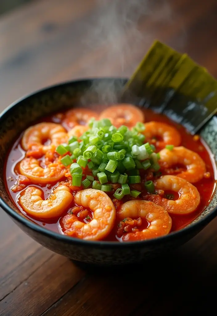 29 Shrimp and Sausage Ramen Recipes for Bold Flavor 160 29 Shrimp and Sausage Ramen Recipes for Bold Flavor - 28. Spicy Kimchi Shrimp and Sausage Ramen