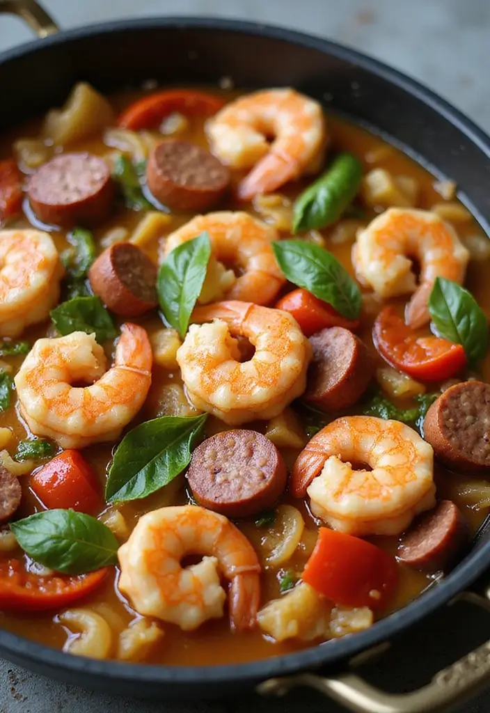 29 Shrimp and Sausage Ramen Recipes for Bold Flavor 33 29 Shrimp and Sausage Ramen Recipes for Bold Flavor - 7. One-Pot Shrimp and Sausage Ramen