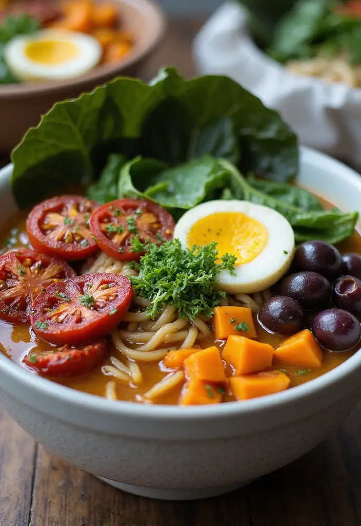 29 Vegetable Ramen Noodle Recipes Packed with Flavor 73 29 Vegetable Ramen Noodle Recipes Packed with Flavor - 13. Mediterranean Vegetable Ramen