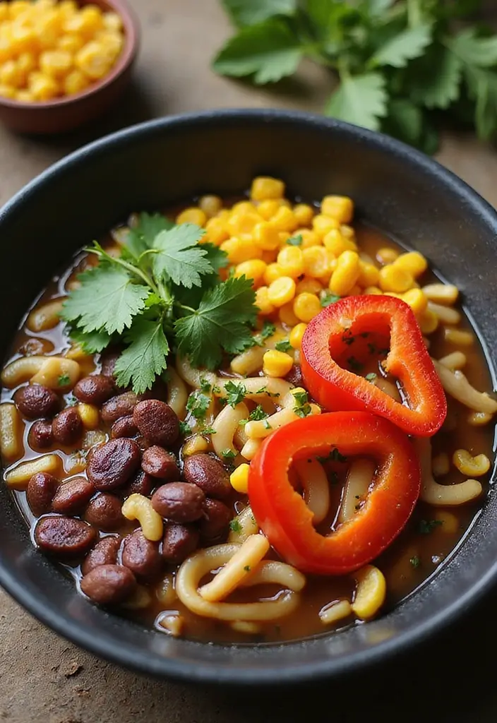29 Vegetable Ramen Noodle Recipes Packed with Flavor 80 29 Vegetable Ramen Noodle Recipes Packed with Flavor - 14. Black Bean Vegetable Ramen