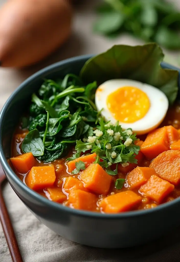 29 Vegetable Ramen Noodle Recipes Packed with Flavor 87 29 Vegetable Ramen Noodle Recipes Packed with Flavor - 15. Sweet Potato and Spinach Ramen