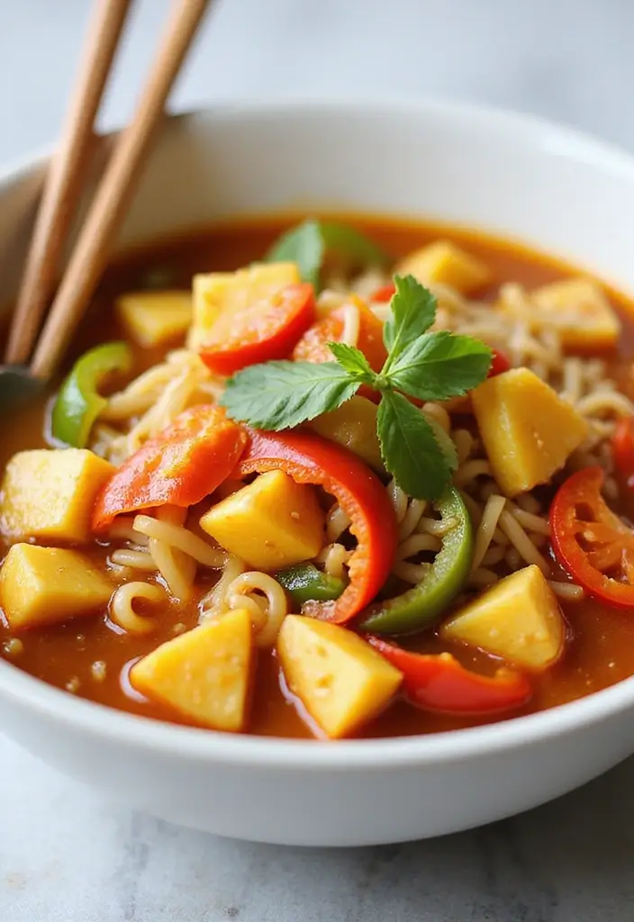 29 Vegetable Ramen Noodle Recipes Packed with Flavor 134 29 Vegetable Ramen Noodle Recipes Packed with Flavor - 22. Sweet and Sour Vegetable Ramen