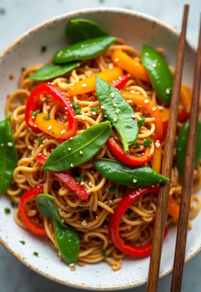 29 Vegetable Ramen Noodle Recipes Packed with Flavor 11 29 Vegetable Ramen Noodle Recipes Packed with Flavor - 3. Teriyaki Vegetable Ramen Stir-fry