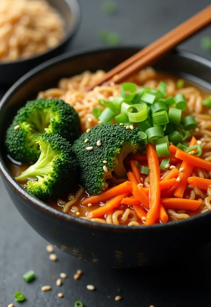 29 Vegetable Ramen Noodle Recipes Packed with Flavor 18 29 Vegetable Ramen Noodle Recipes Packed with Flavor - 4. Garlic Soy Vegetable Ramen