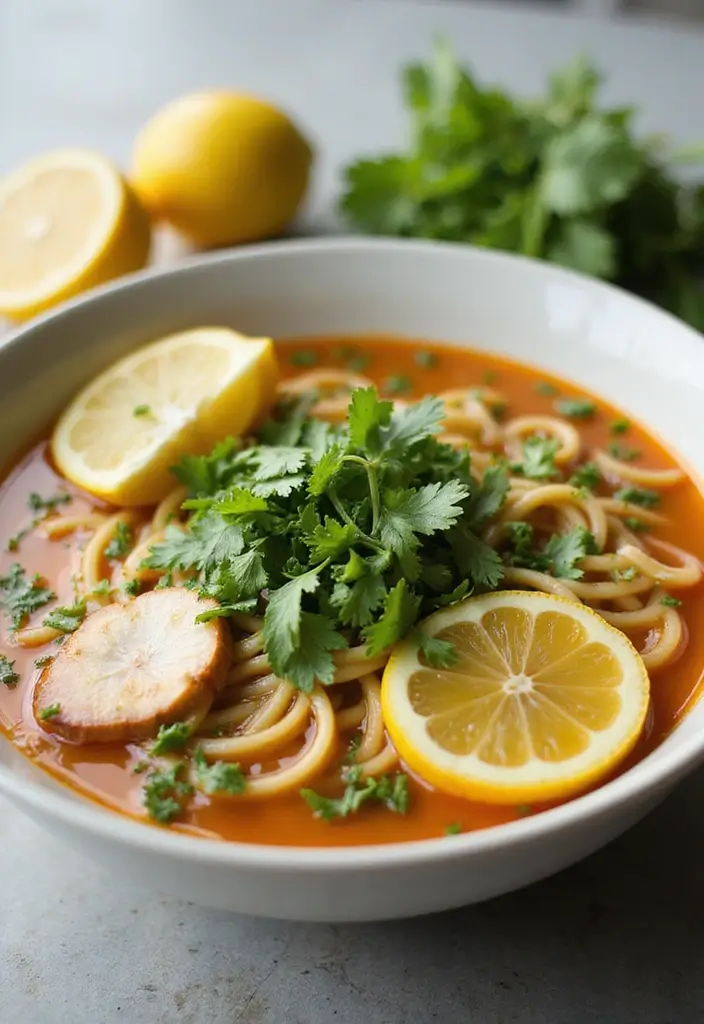 30 Best Instant Ramen Recipes You’ll Want Every Week - 10. Lemon Ginger Ramen