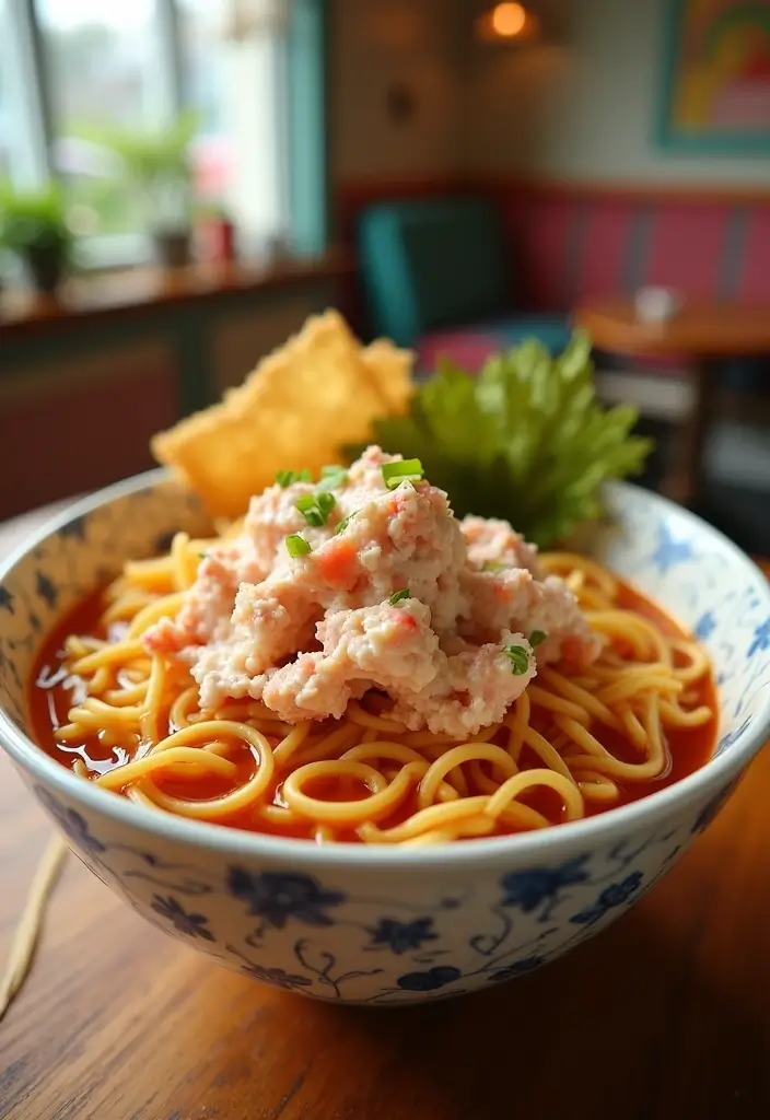 30 Best Instant Ramen Recipes You’ll Want Every Week - 18. Crab Rangoon Ramen