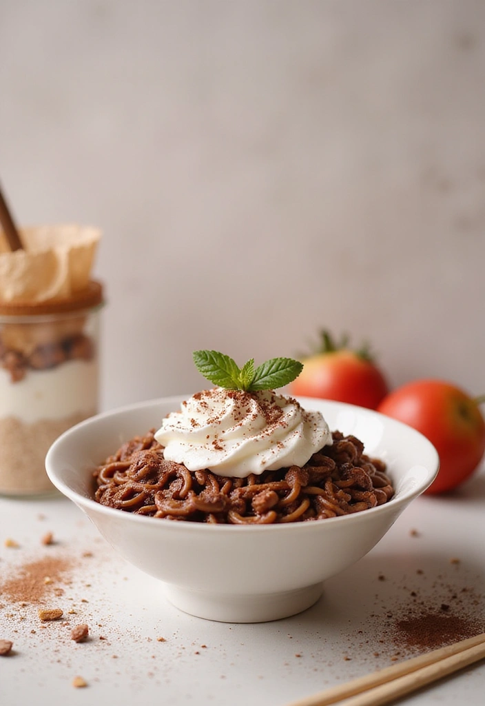 30 Best Instant Ramen Recipes You’ll Want Every Week - 27. Chocolate Ramen Delight