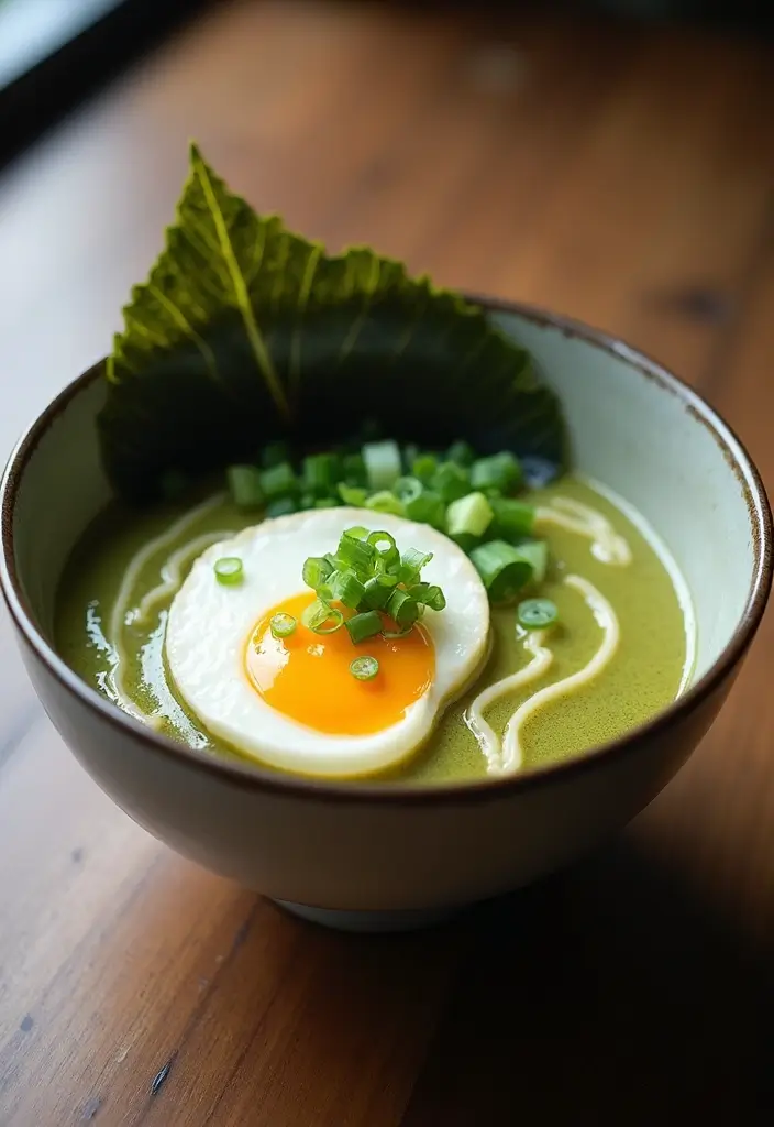 30 Best Instant Ramen Recipes You’ll Want Every Week - 30. Matcha Ramen