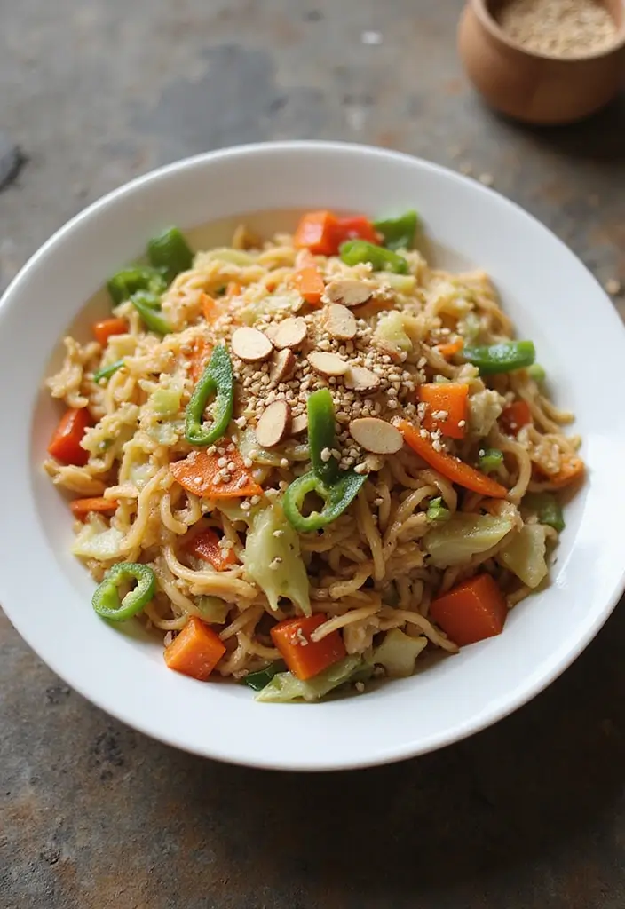 30+ Crunchy Ramen Noodle Salad Recipes with Asian Coleslaw Twist 1 30+ Crunchy Ramen Noodle Salad Recipes with Asian Coleslaw Twist - 1. Classic Crunchy Ramen Noodle Salad