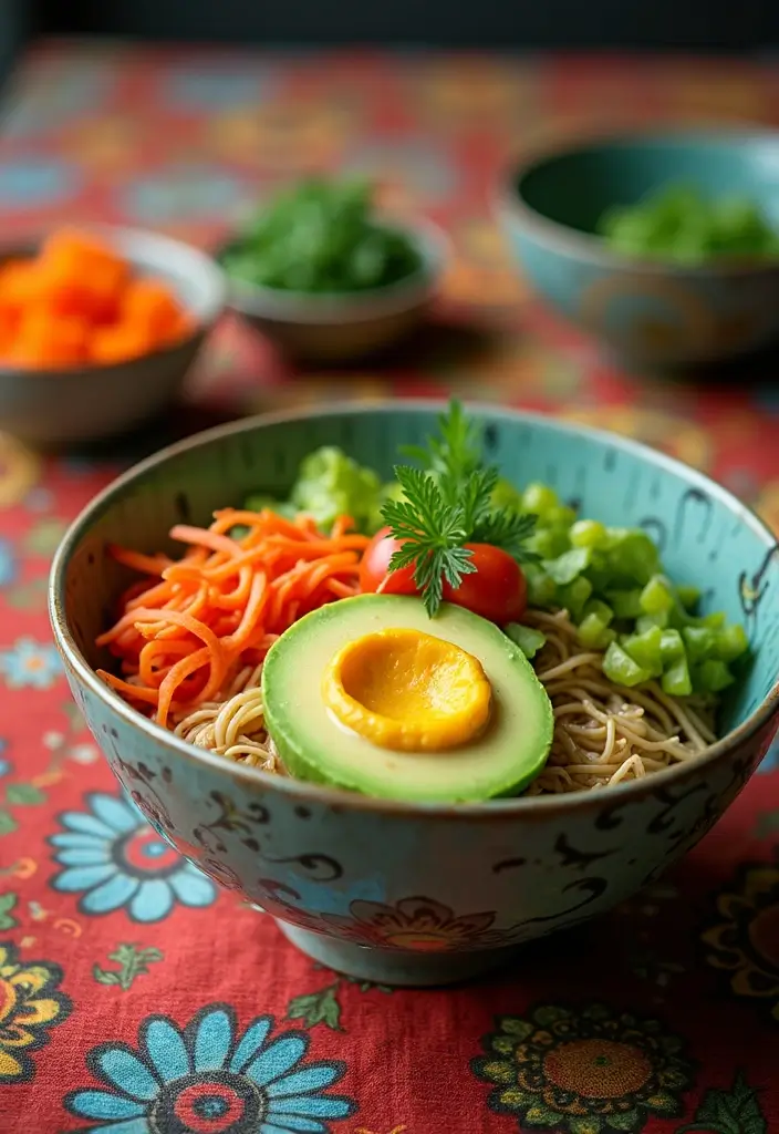 30+ Crunchy Ramen Noodle Salad Recipes with Asian Coleslaw Twist 67 30+ Crunchy Ramen Noodle Salad Recipes with Asian Coleslaw Twist - 13. Creamy Avocado Ramen Salad