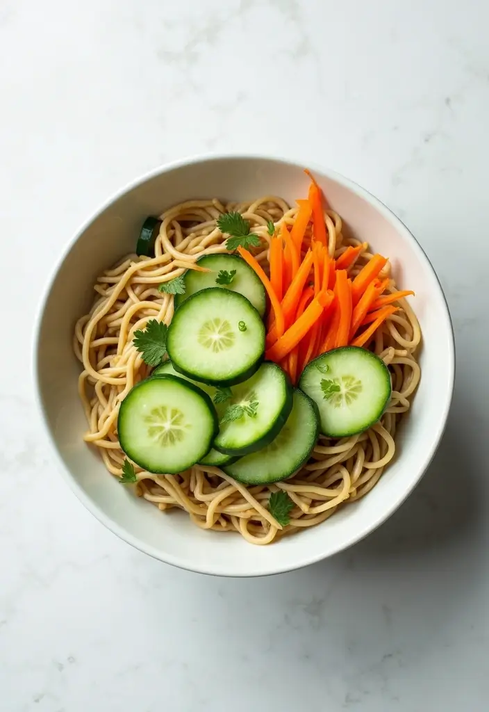 30+ Crunchy Ramen Noodle Salad Recipes with Asian Coleslaw Twist 101 30+ Crunchy Ramen Noodle Salad Recipes with Asian Coleslaw Twist - 19. Cucumber Ramen Salad