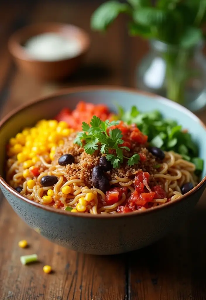 30+ Crunchy Ramen Noodle Salad Recipes with Asian Coleslaw Twist 121 30+ Crunchy Ramen Noodle Salad Recipes with Asian Coleslaw Twist - 23. Southwest Ramen Salad