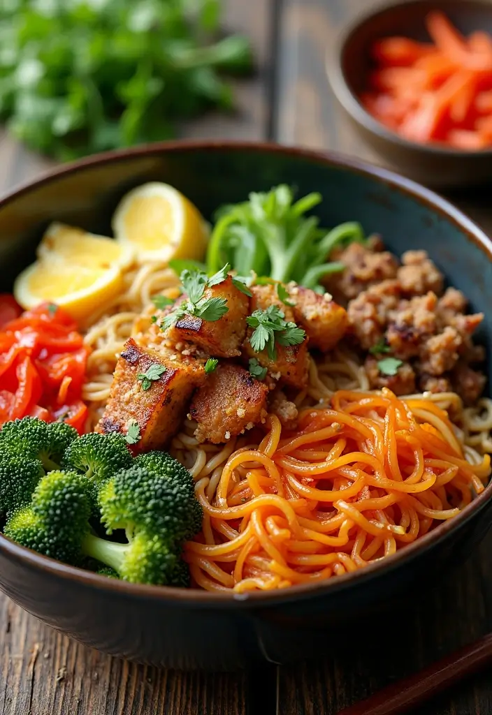 30+ Crunchy Ramen Noodle Salad Recipes with Asian Coleslaw Twist 128 30+ Crunchy Ramen Noodle Salad Recipes with Asian Coleslaw Twist - 24. Roasted Veggie Ramen Salad
