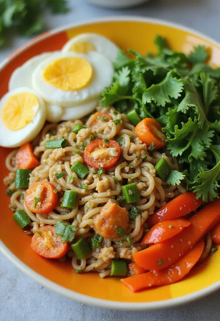 30+ Crunchy Ramen Noodle Salad Recipes with Asian Coleslaw Twist 142 30+ Crunchy Ramen Noodle Salad Recipes with Asian Coleslaw Twist - 26. Garlic and Herb Ramen Salad