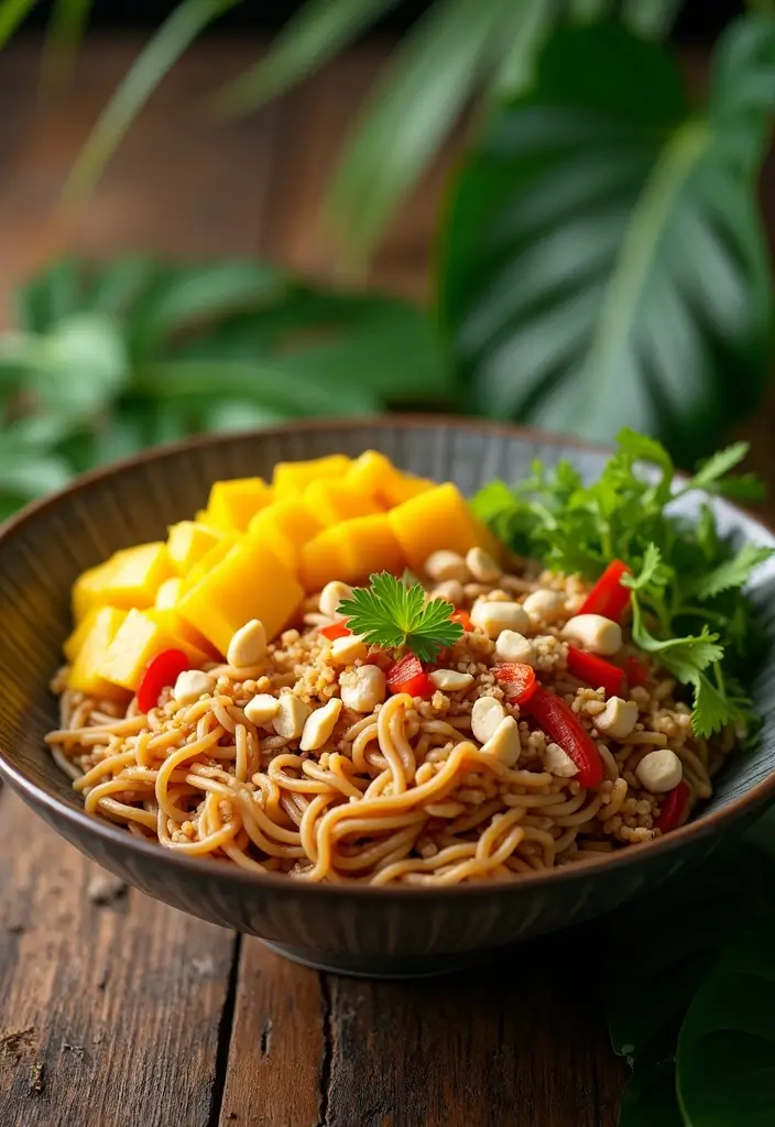 30+ Crunchy Ramen Noodle Salad Recipes with Asian Coleslaw Twist 20 30+ Crunchy Ramen Noodle Salad Recipes with Asian Coleslaw Twist - 4. Crunchy Ramen Salad with Mango