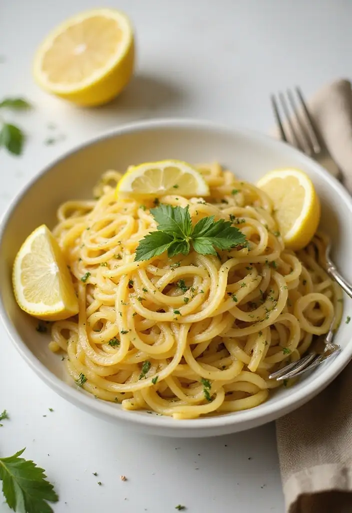 30+ Cup of Noodles Hacks and Ramen Recipes Worth Trying - 22. Lemon Garlic Noodles
