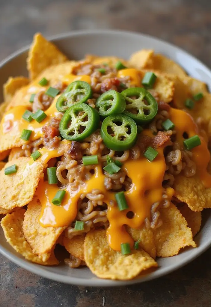 30+ Cup of Noodles Hacks and Ramen Recipes Worth Trying - 26. Ramen Nachos