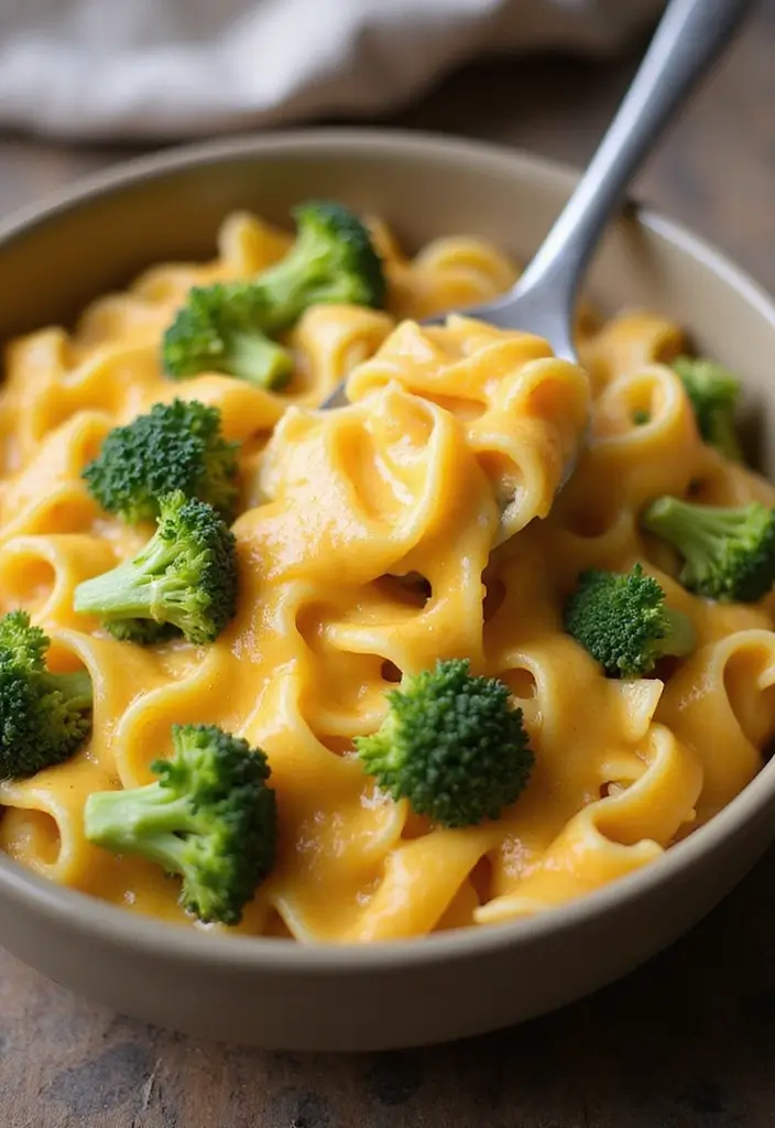 30+ Cup of Noodles Hacks and Ramen Recipes Worth Trying - 5. Cheesy Broccoli Noodles