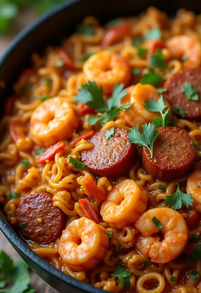 30 Ramen Casserole Recipes for Quick, Comforting Meals 141 30 Ramen Casserole Recipes for Quick, Comforting Meals - 25. Jambalaya Ramen Casserole