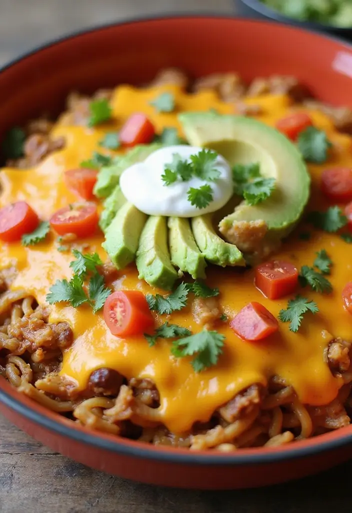 30 Ramen Casserole Recipes for Quick, Comforting Meals 36 30 Ramen Casserole Recipes for Quick, Comforting Meals - 6. Taco Ramen Casserole