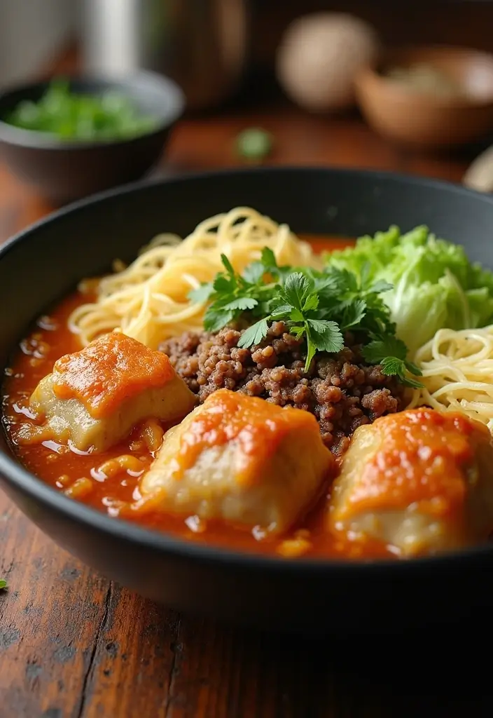 30+ Ramen Skillet Recipes for Quick Weeknight Dinners 69 30+ Ramen Skillet Recipes for Quick Weeknight Dinners - 15. Cabbage Roll Ramen Skillet