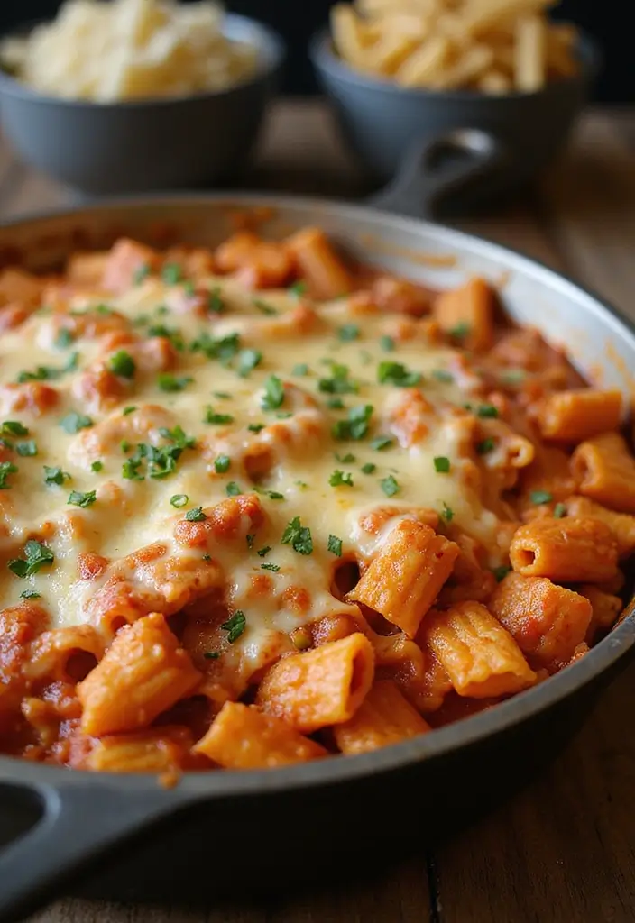30+ Ramen Skillet Recipes for Quick Weeknight Dinners 86 30+ Ramen Skillet Recipes for Quick Weeknight Dinners - 18. Baked Ziti Ramen Skillet