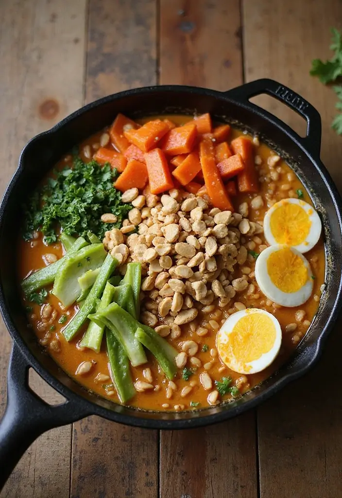 30+ Ramen Skillet Recipes for Quick Weeknight Dinners 96 30+ Ramen Skillet Recipes for Quick Weeknight Dinners - 20. Thai Peanut Ramen Skillet