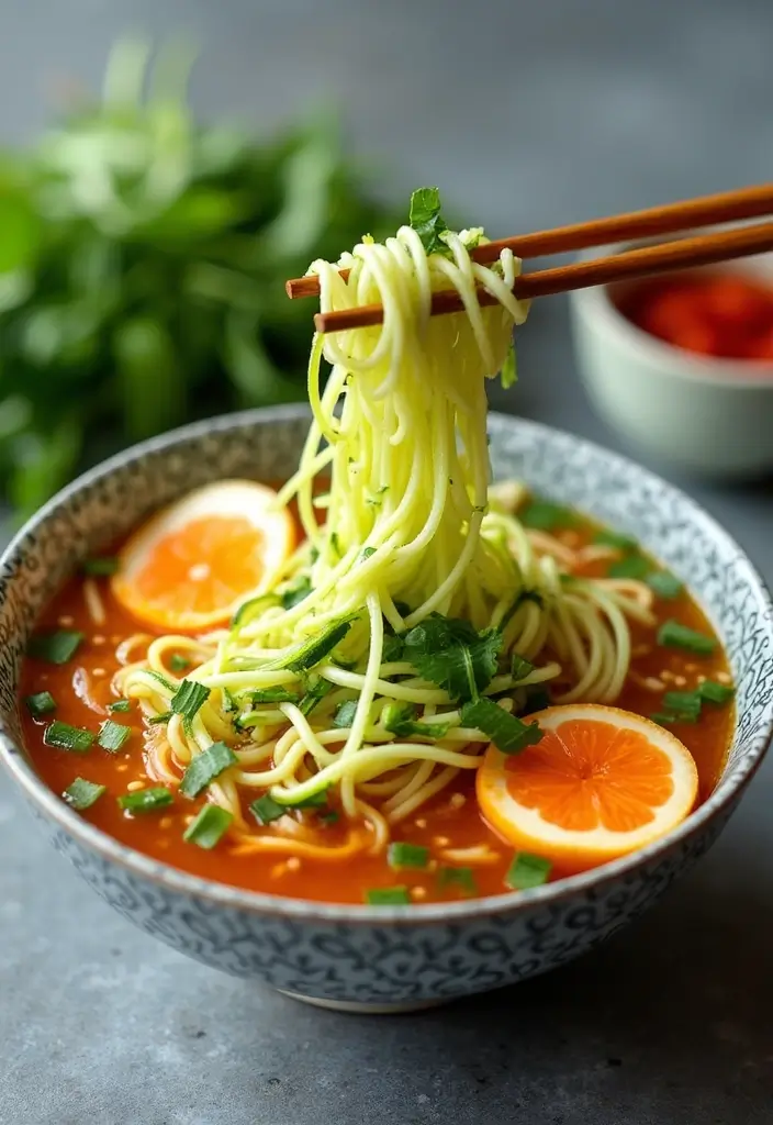 30 Ramen and Udon Noodle Recipes for Ultimate Comfort 76 30 Ramen and Udon Noodle Recipes for Ultimate Comfort - 16. Zucchini Noodle Ramen
