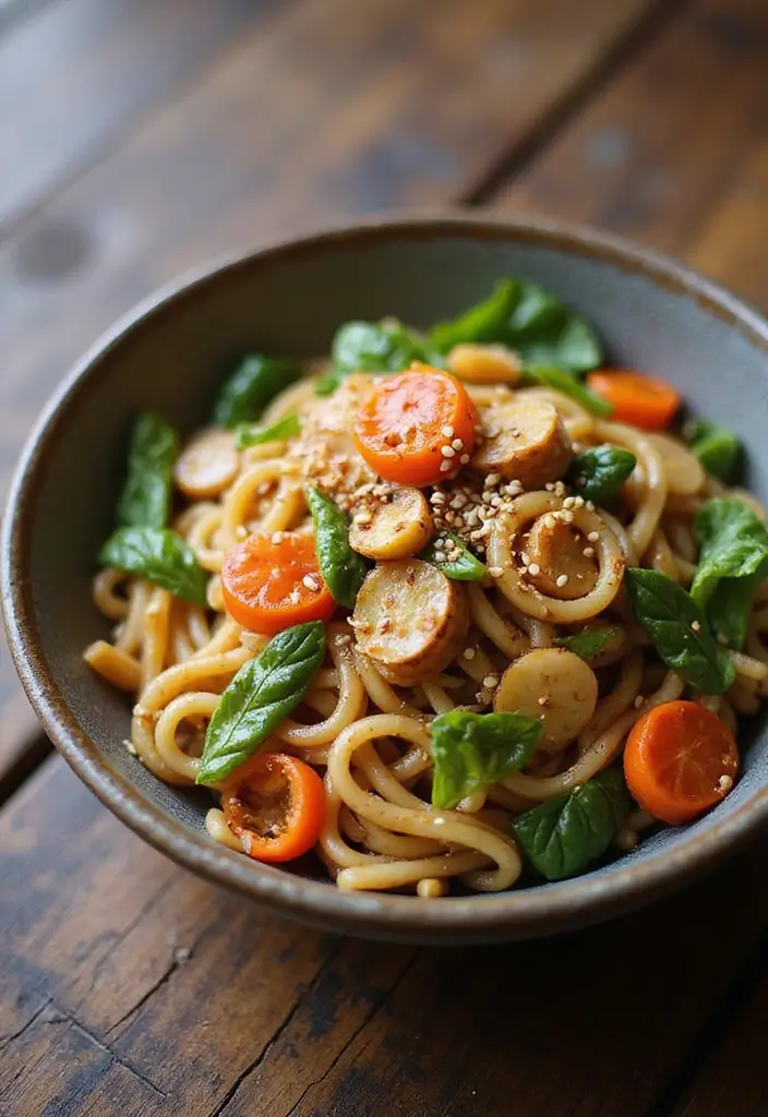 30 Ramen and Udon Noodle Recipes for Ultimate Comfort 13 30 Ramen and Udon Noodle Recipes for Ultimate Comfort - 3. Ginger Soy Udon Stir-Fry