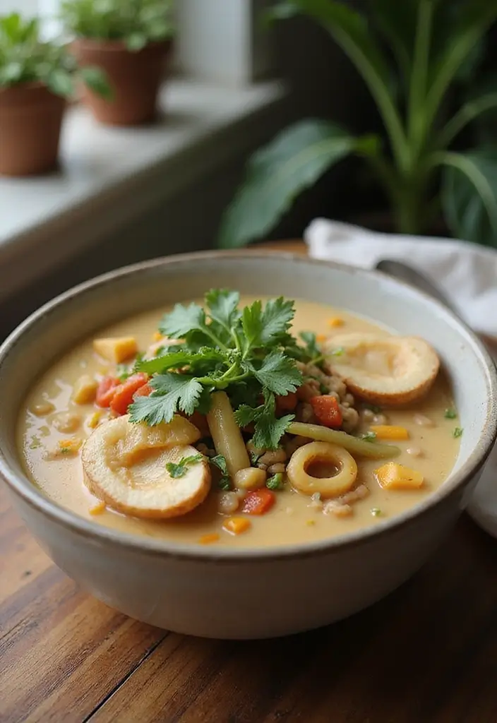 30 Ramen and Udon Noodle Recipes for Ultimate Comfort 20 30 Ramen and Udon Noodle Recipes for Ultimate Comfort - 4. Creamy Vegan Ramen with Coconut Milk