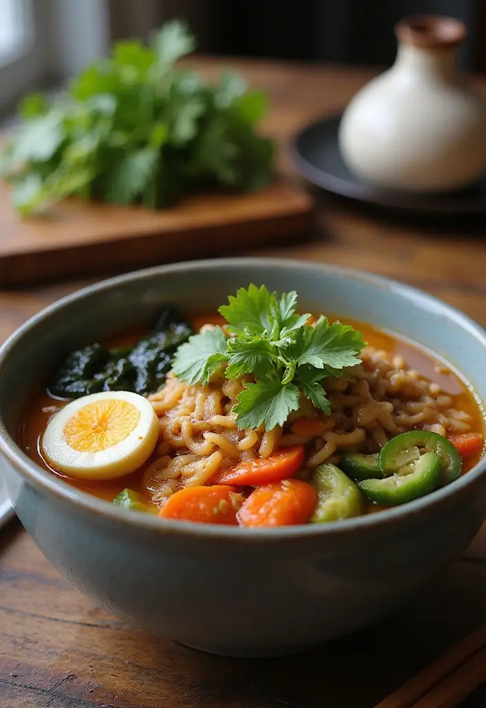 30 Ramen and Udon Noodle Recipes for Ultimate Comfort 27 30 Ramen and Udon Noodle Recipes for Ultimate Comfort - 7. One-Pot Veggie Ramen