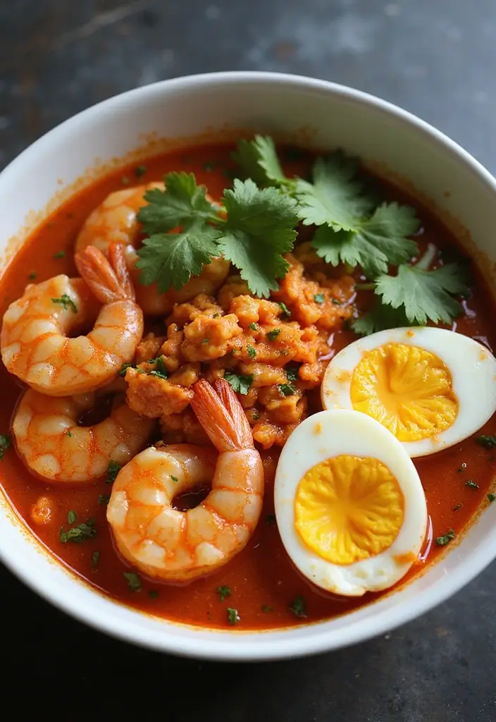 30+ Spicy Ramen Recipes with Egg That Bring the Heat 54 30+ Spicy Ramen Recipes with Egg That Bring the Heat - 10. Spicy Shrimp Ramen