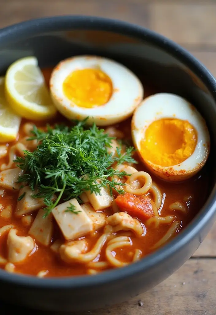 30+ Spicy Ramen Recipes with Egg That Bring the Heat 101 30+ Spicy Ramen Recipes with Egg That Bring the Heat - 19. Spicy Dill Ramen