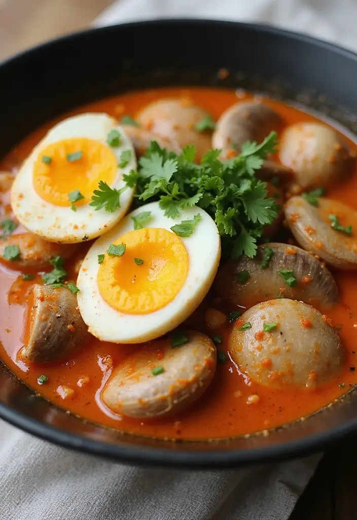 30+ Spicy Ramen Recipes with Egg That Bring the Heat 134 30+ Spicy Ramen Recipes with Egg That Bring the Heat - 24. Spicy Clam Ramen