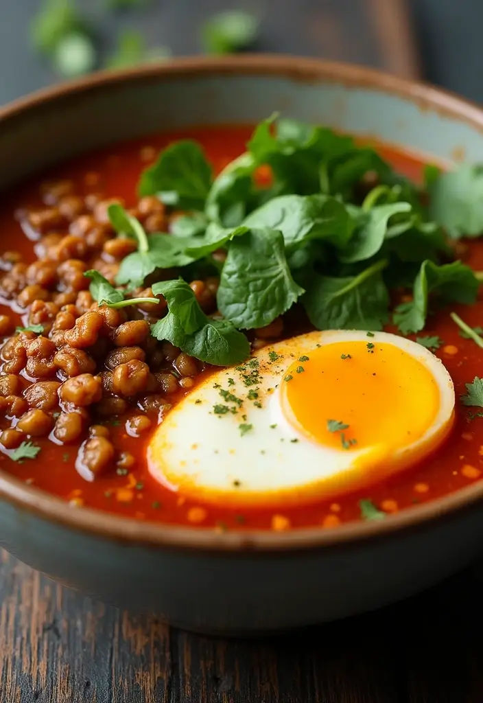 30+ Spicy Ramen Recipes with Egg That Bring the Heat 141 30+ Spicy Ramen Recipes with Egg That Bring the Heat - 25. Spicy Lentil Ramen