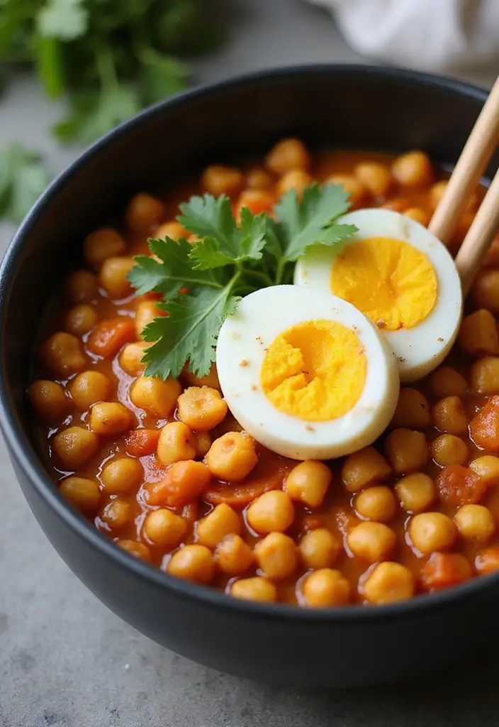 30+ Spicy Ramen Recipes with Egg That Bring the Heat 148 30+ Spicy Ramen Recipes with Egg That Bring the Heat - 26. Spicy Chickpea Ramen