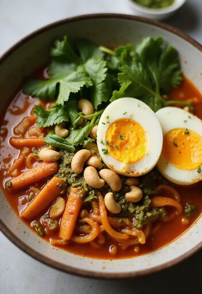 30+ Spicy Ramen Recipes with Egg That Bring the Heat 167 30+ Spicy Ramen Recipes with Egg That Bring the Heat - 29. Spicy Pesto Ramen